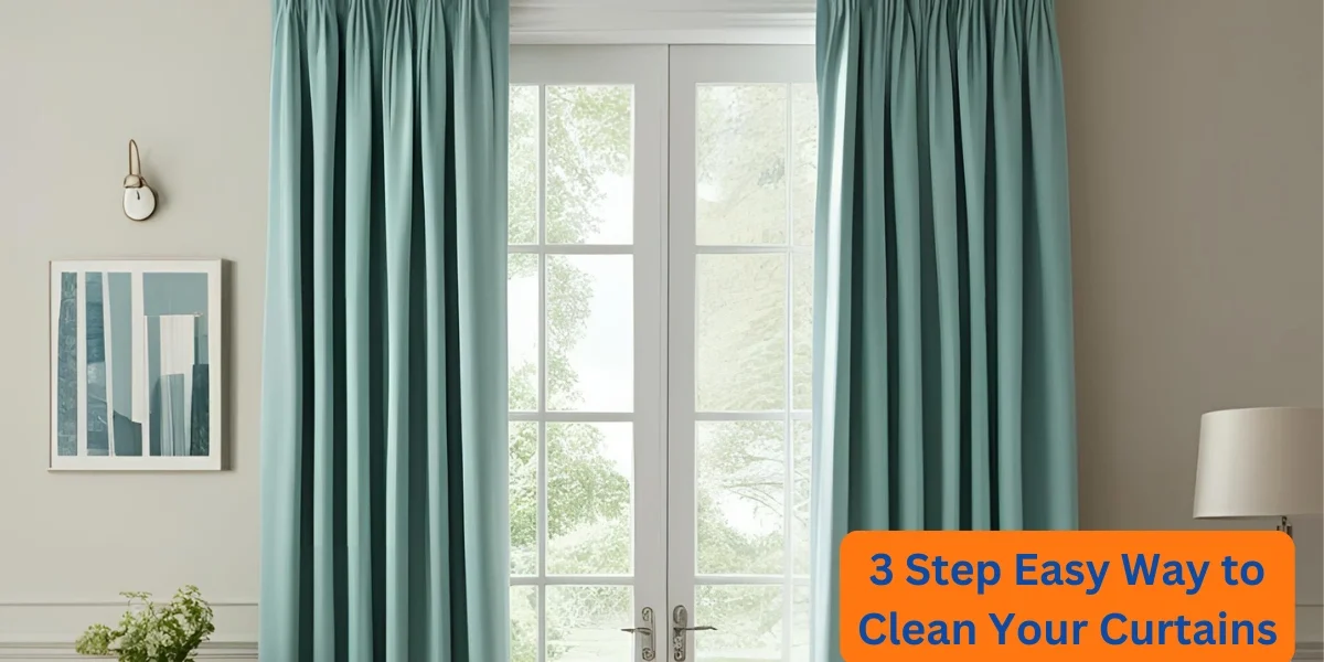 Cleaned Curtain Hanging