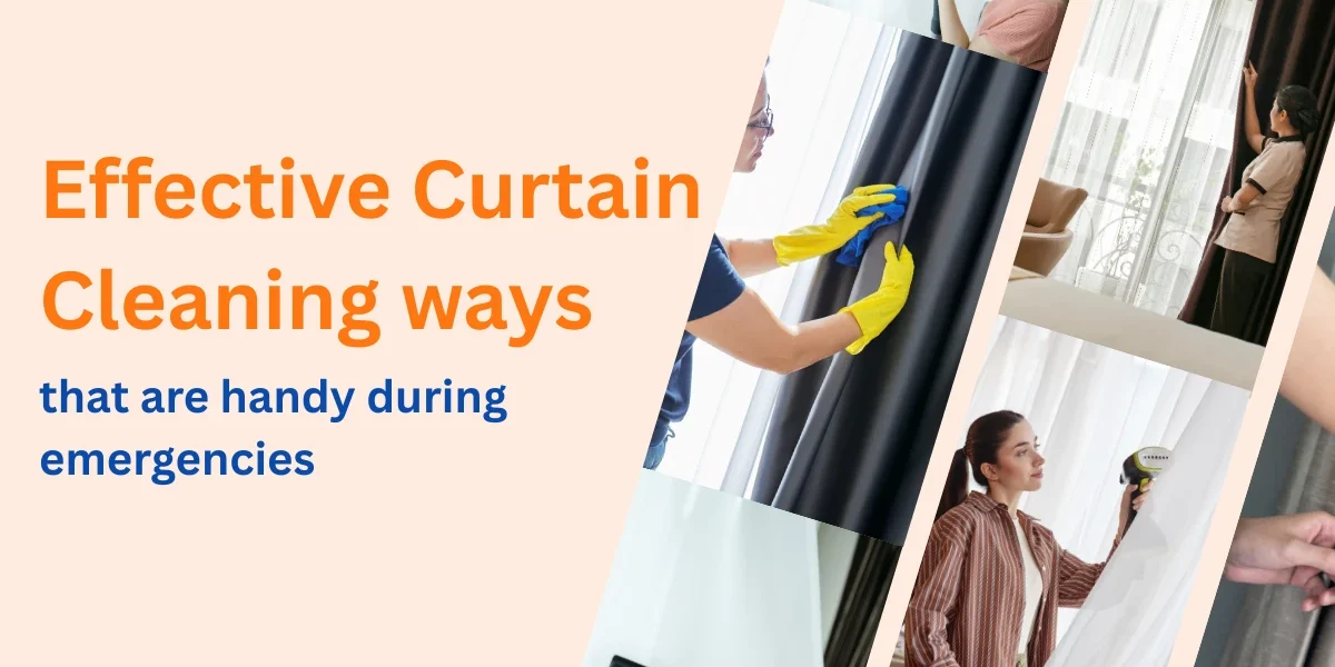 Effective Curtain Cleaning ways